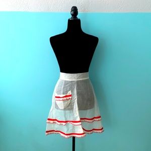 Vintage 1950s Sheer Apron